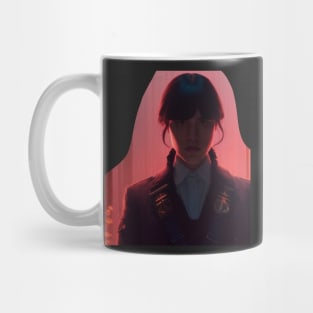 Wednesday Fanart Sticker Mug